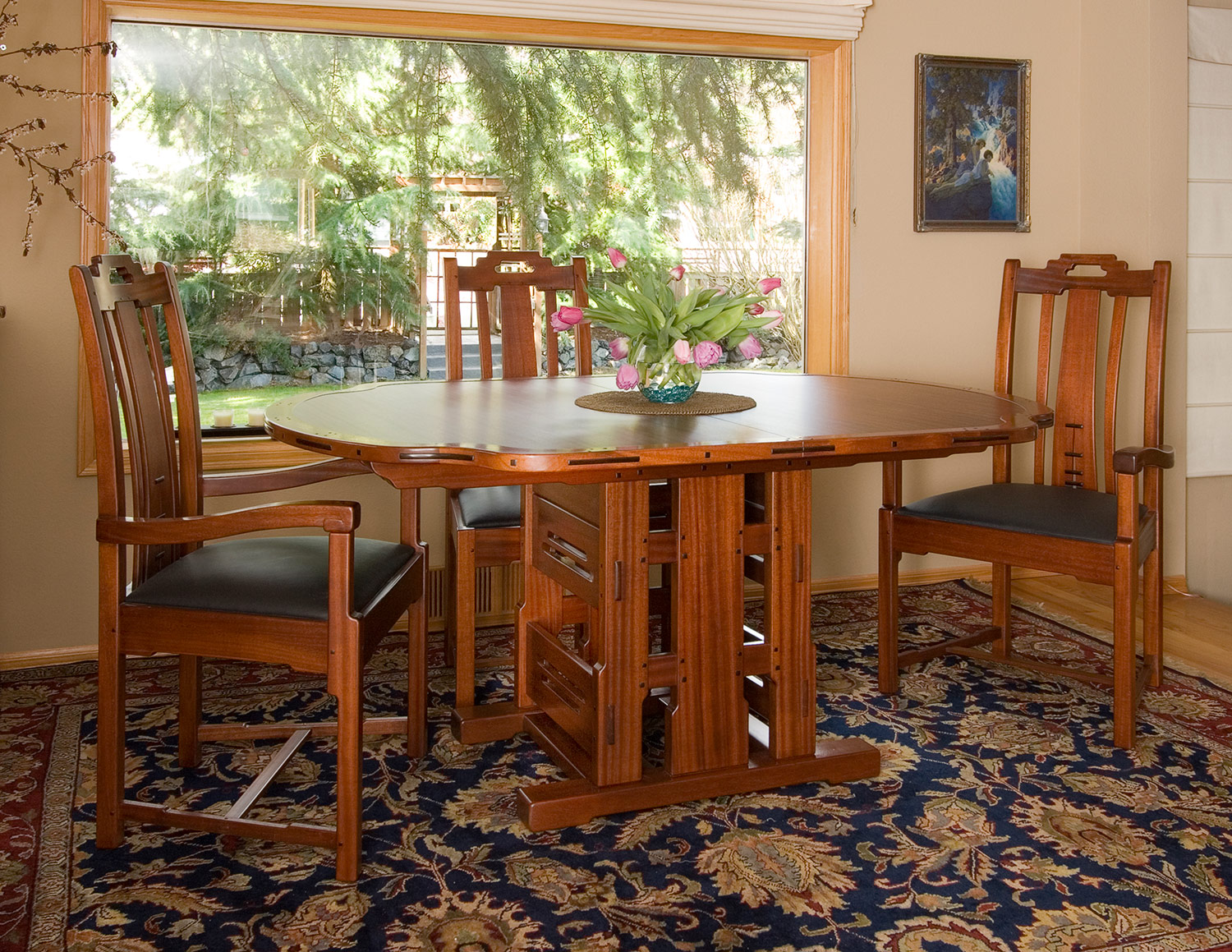 Gamble Style Dining Table Darrell Peart Furnituremaker