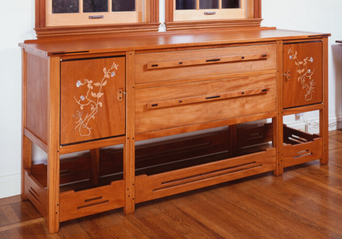 Reproduction of the Greene and Greene Thorsen Sideboard